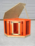 Single Corner Dog Crate w/ Swing Door, Modern Dog Crate