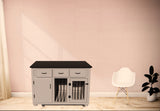 Single Dog Crate w/ Storage, Single Dog Kennel Furniture, Custom Dog Crate