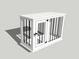 Single Dog Crate w/ Swing Door