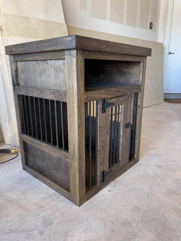 Small Single Dog Crate with Swing Door, Custom Dog Crate